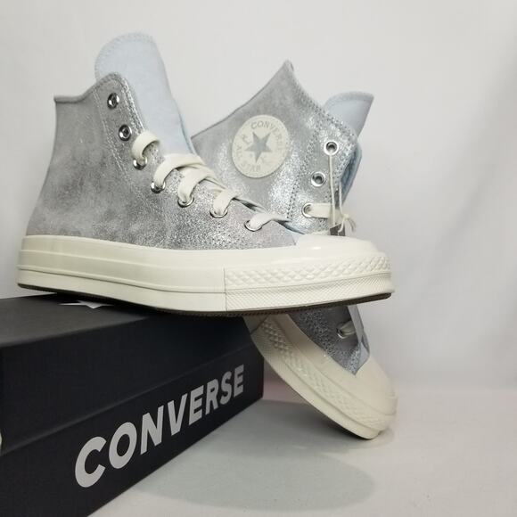 Converse Unisex Chuck 70 Hi Tops Women Size 8 A08224C Winter Slay Blue  NWT - Picture 1 of 7